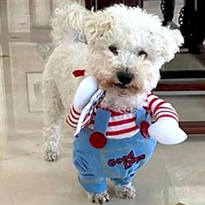 Pet Outfit Deadly Doll  for Dogs or Cats Halloween Costume